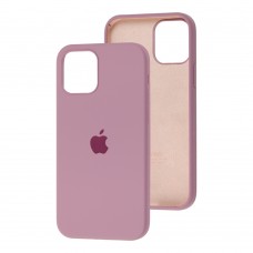 Чехол для iPhone 12 / 12 Pro Silicone Full лиловый / lilac pride