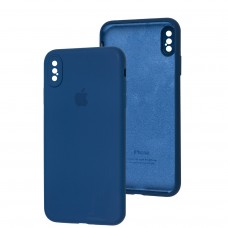 Чехол для iPhone Xs Max Slim Full camera cobalt blue 