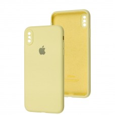 Чехол для iPhone Xs Max Slim Full camera mellow yellow