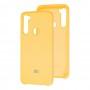 Чехол для Xiaomi Redmi Note 8T Silky Soft Touch желтый
