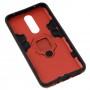 Чохол для Xiaomi Redmi 8/8A Transformer Ring удароміцний з кільцем червоний