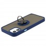 Чохол для iPhone 12 / 12 Pro LikGus Edging Ring синій