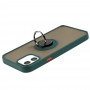 Чохол для iPhone 12 / 12 Pro LikGus Edging Ring оливковий