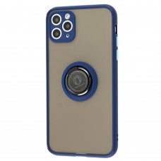 Чехол для iPhone 11 Pro Max LikGus Edging Ring синий 