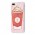 Чехол для iPhone 7 Plus / 8 Plus блестки вода New розовый мороженое