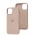 Чехол для iPhone 14 Silicone Full розовый / pink sand 