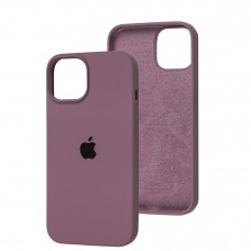 Чехол для iPhone 14 Silicone Full лиловый / blueberry