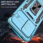 Чохол для Samsung Galaxy A23 Camshield Army Ring блакитний / light blue