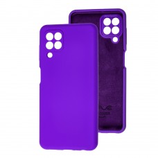 Чохол для Samsung Galaxy A22 (A225) Wave camera Full dark purple