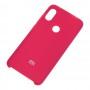 Чохол для Xiaomi Redmi Note 6 Pro Silky Soft Touch "вишневий"