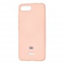 Чохол для Xiaomi Redmi 6A Silicone Full блідо-рожевий