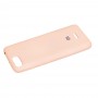 Чохол для Xiaomi Redmi 6A Silicone Full блідо-рожевий
