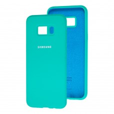 Чохол для Samsung Galaxy S8+ (G955) Silicone Full зелений