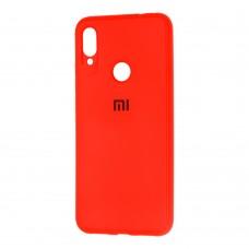 Чехол для Xiaomi Redmi Note 7 Logo красный