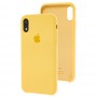 Чехол silicone case для iPhone Xr yellow