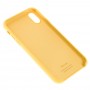 Чохол silicone case для iPhone Xr yellow