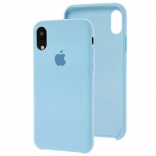 Чехол silicone case для iPhone Xr голубой / lilac blue 