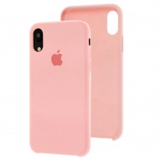 Чехол silicone case для iPhone Xr pink