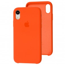 Чехол silicone case для iPhone Xr orange