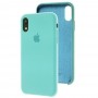 Чехол silicone case для iPhone Xr sea blue 