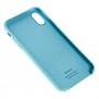 Чехол silicone case для iPhone Xr sea blue 