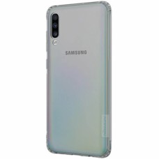 Чохол для Samsung Galaxy A70 (A705) Nillkin Nature series прозорий сірий