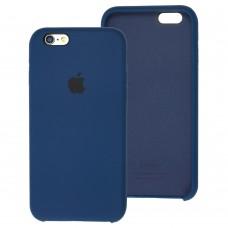 Чехол Silicone для iPhone 6 / 6s case blue cobalt
