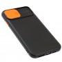 Чехол для iPhone Xs Max Safety camera черный / оранжевый