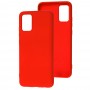 Чехол для Samsung Galaxy A02s (A025) Wave colorful красный