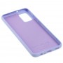 Чехол для Samsung Galaxy A02s (A025) Wave colorful фиолетовый / light purple