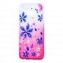 Чохол для Samsung Galaxy S8 (G950) Glamour ambre рожевий "квіти"
