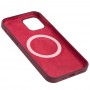 Чохол для iPhone 12 / 12 Pro MagSafe Silicone Full Size plum