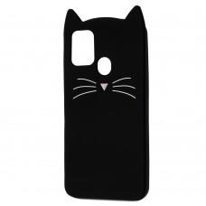 3D чохол для Samsung Galaxy M31 (M315) кіт чорний