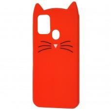 3D чохол для Samsung Galaxy M31 (M315) кіт червоний