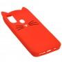 3D чехол для Samsung Galaxy M21 / M30s кот красный