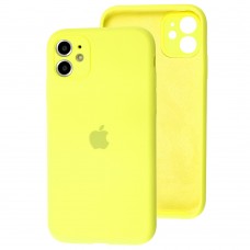 Чохол для iPhone 11 Silicone Slim Full camera flash