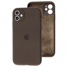 Чехол для iPhone 11 Silicone Slim Full camera coffee