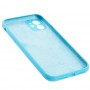 Чехол для iPhone 11 Silicone Slim Full camera light blue