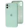 Чехол для iPhone 11 Silicone Slim Full camera turquoise