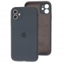 Чехол для iPhone 11 Silicone Slim Full camera dark gray