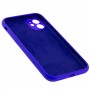 Чехол для iPhone 11 Silicone Slim Full camera shiny blue 