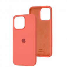 Чохол для iPhone 15 Pro Max Square Full silicone grapefruit