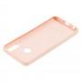 Чехол для Huawei Y6p Wave Fancy corgi / pink sand