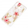 Чехол для Samsung Galaxy M20 (M205) Flowers Confetti "китайская роза"