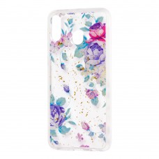 Чехол для Samsung Galaxy M20 (M205) Flowers Confetti "цветы"