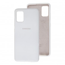 Чехол для Samsung Galaxy A51 (A515) Silicone Full белый