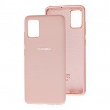 Чехол для Samsung Galaxy A51 (A515) Silicone Full розовый / pink sand