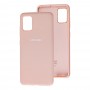Чехол для Samsung Galaxy A51 (A515) Silicone Full розовый / pink sand