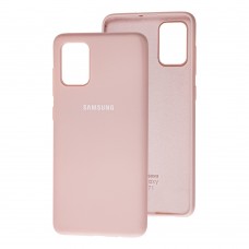 Чехол для Samsung Galaxy A71 (A715) Silicone Full розовый / pink sand