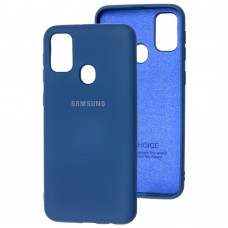 Чехол для Samsung Galaxy M21 / M30s Silicone Full синий